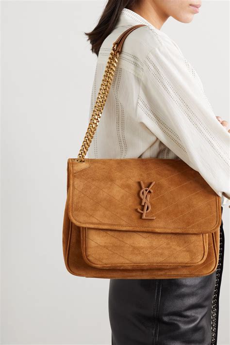 ysl brown bags|ysl over the shoulder bag.